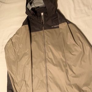 Columbia Tan and Black Coat